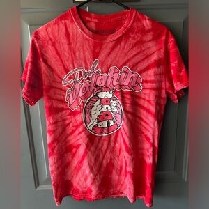 Pink Dolphin Red Tie Dye T-Shirt Odd Future Jasper Women’s Size Small S